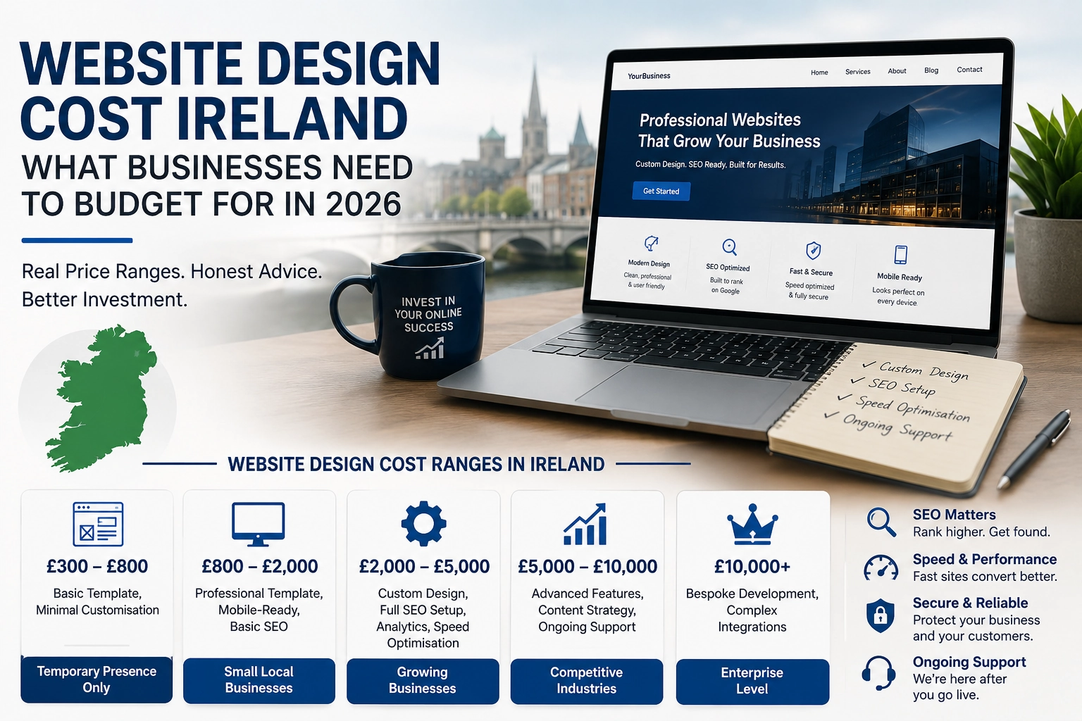 website design cost ireland costs