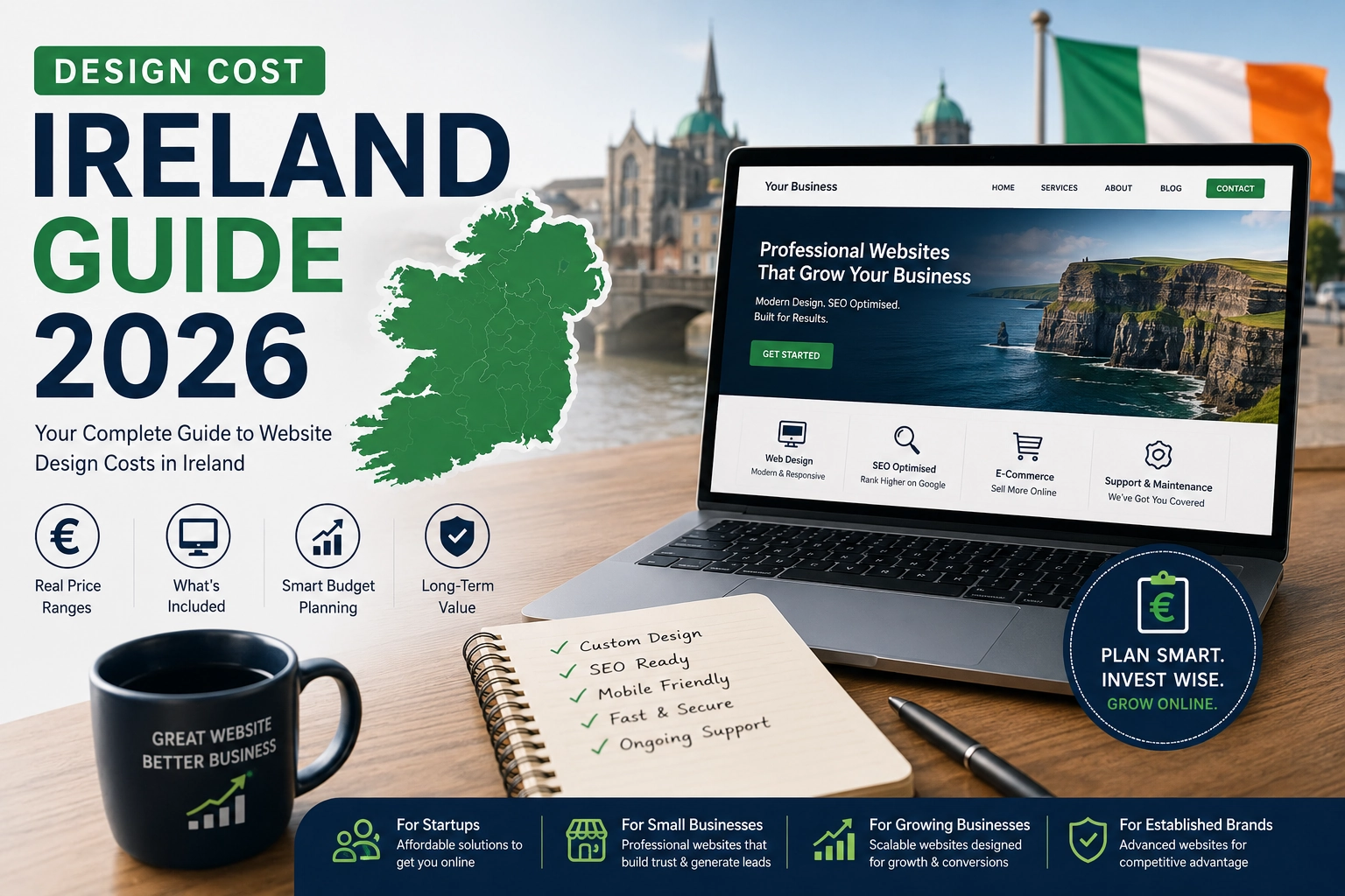 Website Design Cost Ireland Guide 2026